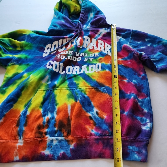 South Park, Colorado Tie Dye 3 layer hoodie size Medium - Picture 13 of 15